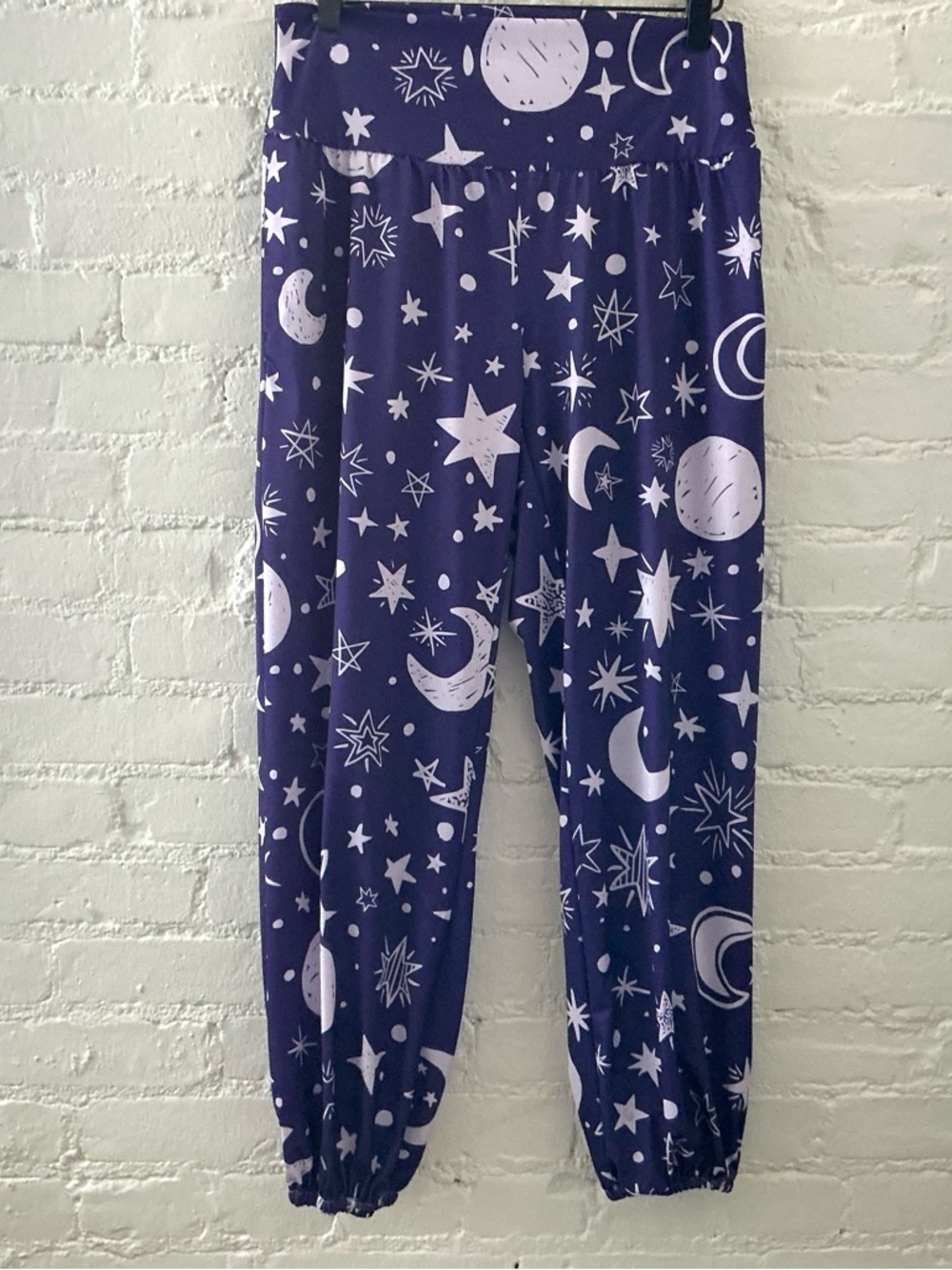 Beyond This Plane Celestial Print Balloon Pants Size Medium